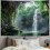 Wandteppich mit Berghöhlenmotiv, Waldlandschaft, Wasserfall – ideal für Schlafzimmer oder Studentenwohnheim. 2