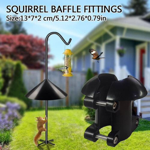 Egern Baffle Tilbehør Til Fuglefoderstang Stang Moteret Bule] X7U8 1
