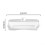 Household Butter Dish with Covers Kitchen Accessory Large Capacity Sealing Dish Clear 8
