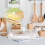 Household Butter Dish with Covers Kitchen Accessory Large Capacity Sealing Dish Clear 4