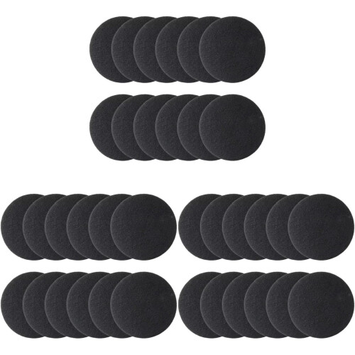 12er-Packung Holzkohle-Kompostfilter, 6,7 Zoll rund