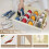 3-Pack Shoe Storage Box Organizer, 36-Cell Stackable Bin with Clear Lids, Foldable & Ottoman-Compatible 3
