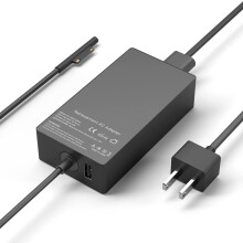 65W Surface Pro-lader kompatibel med Microsoft Surface Laptop2/3, Pro X/11/10/9/8/7/6/5/4/3, Go2/3, Book1/2