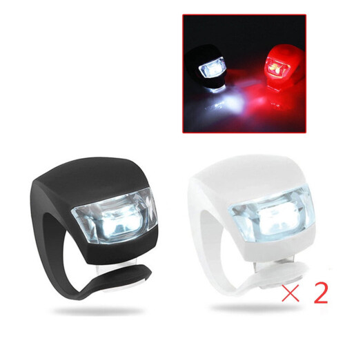4er-Set LED-Scooterlichter, 3 x 4,7 cm, weiß