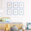 Blue Picture Frame Set 5 pcs 8x10 with 5x7 Mat 2