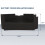 Protetor de bateria preto para carro, compatível com Dodge Ram 1500 2013-2018, código 5033397AE 3