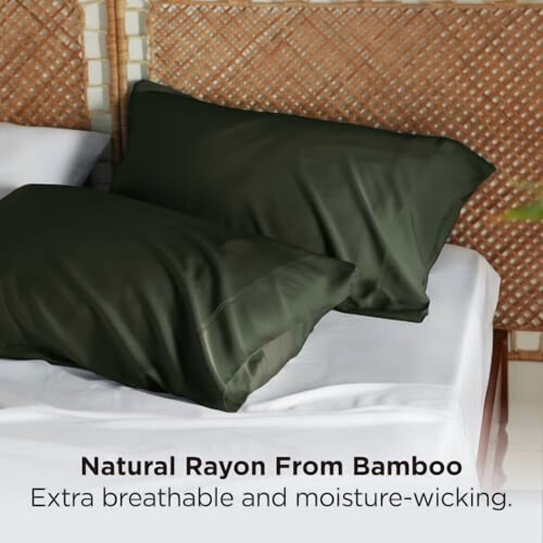 Set di 2 federe king size in rayon di bambù 2
