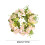 Mini kunstig blomsterlysring – 8 cm i diameter, 3
