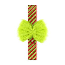 Ruban à pois vert en peluche pour armoires, 200 cm