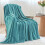 Dark Blue Flannel Fleece Throw Blanket Twin 60x80 in 4