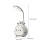 Luminária de mesa LED com braço flexível ajustável, base kawaii e USB. 2