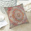 Fodere per cuscini Boho 18x18, set da 2, lino arancione, design etnico – Arredamento rustico e per esterni 4