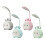 Luminária de mesa LED com braço flexível ajustável, base kawaii e USB. 5