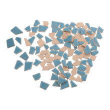 Fragmentos de cerâmica para mosaico, mini espelhos, materiais para confecção de mosaicos, mosaicos pequenos, azulejos para mosaico, azulejos de