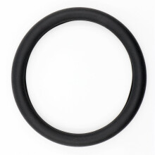 Universeller Premium-Lenkradbezug aus schwarzem Silikon-Kunststoff für 13-15 Zoll (33-38 cm) – rutschfest – Schutz für den Fahrzeuginnenraum