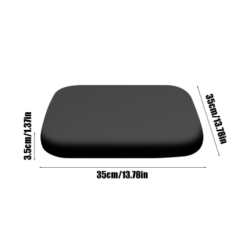 Memory Foam Seat Cushion 14 Inch Square Non-Slip 2
