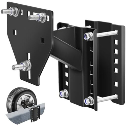 Trailer spare tire mount for utility trailers 4-8 lug 150