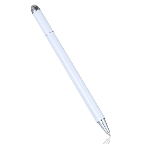 Stylus pasiv universal compatibil cu Android și iOS, atingere fluidă, alb
