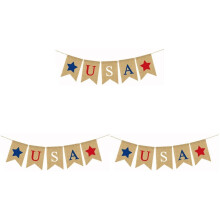 EIMELISet de 3 guirnaldas de banderas decorativas para exteriores, banderas patrióticas para el día