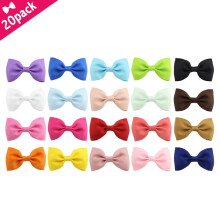 EASTIN 20 Stück Baby Mädchen Boutique einfarbige Haarspangen mit Schleifen für Babys, Teenager, Kleinkinder und Kinder