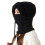 Gorro de tricô feminino 3 em 1 com cachecol de lã e máscara. 1