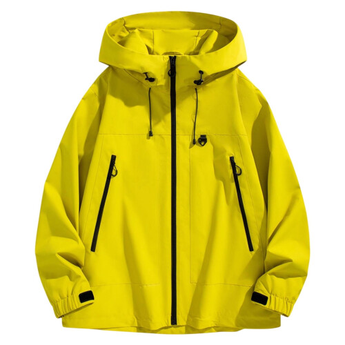 Kukoosong Ανδρικό Μπουφάν Softshell με Κουκούλα, Αδιάβροχο, Ελαφρύ Αντιανεμικό,