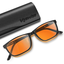 Óculos G5 com bloqueio de luz azul para homens e mulheres – Lentes âmbar, proteção contra fadiga ocular, compatíveis com computador, jogos,