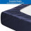Ensemble de draps en microfibre extra doux à poches profondes, format Queen, bleu marine 4