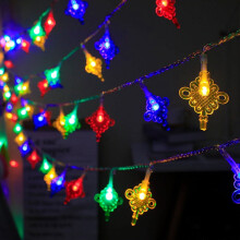Guirlande lumineuse féérique à piles, lanternes, idéale pour les mariages, le Nouvel An chinois, la Fête du Printemps, les décorations de fête