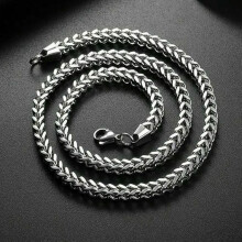 18"-30" Heren Roestvrijstalen 6mm Franco Box Curb Link Ketting Heren Halsketting
