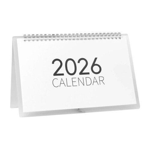 Ημερολόγιο γραφείου 2026 (Ιανουάριος–Δεκέμβριος), 9,84"x6,3", Μινιμαλιστικό όρθιο 1