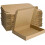Caixa de envio de papelão ondulado 13x10x2 polegadas (33x25x5 cm) - Pacote com 25 unidades 1
