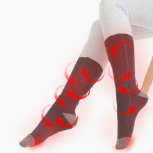 Beheizbare Socken für Damen und Herren, wiederaufladbare, waschbare elektrische Socken mit schneller Heizleistung, ideal zum Jagen und Skifahren