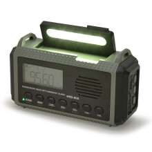 Zonne- Handcrank AM FM SW NOAA Weerradio 4-Weg Aangedreven 10000 MAh Multifunctionele Radio Zaklamp SOS Alarm Powerbank