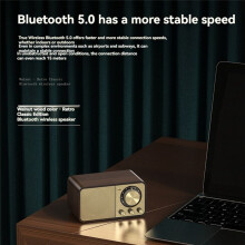 FM Radio with Reception, Portable Transistor Radio with 5W Speaker,Rechargeable Vintage Radios for Home Outdoor