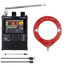 TEF6686 Radio Hoge Gevoeligheid Full Band Radio FM AM LW MW SW Kortegolf 2,8 Inch IPS Touchscreen Ondersteuning Firmware-Upgrade