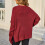 Γυναικείο πλεκτό πουλόβερ με στρογγυλή λαιμόκοψη, casual, τοπ με μαλακό ακρυλικό 6