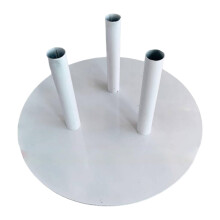 Flower Pole Display Stand Base Centerpiece Standing Flower Arrangement for Party Three Holes