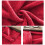 Flannel fløjlstæppe 100x150 cm polyester ensfarvet 5