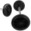 Garbage Bin Wheels Replacement Plastic Trash Can Wheels Rubbish Can Wheels with Hollow Shaft Replacement Wheels 5