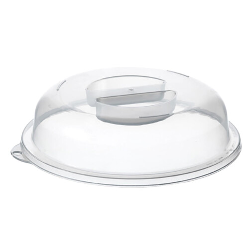 Lot de 2 petits couvercles transparents pour micro-ondes, anti-éclaboussures. 2