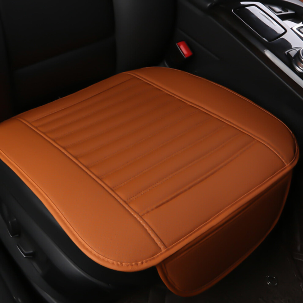 Universal Car Front Seat Cover Â Breathable Faux Leather, Non-Slip, Perforated, Embroidered, Easy Install, Fits Most Vehicles 9555307267096