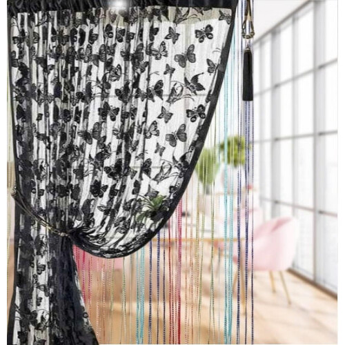 Κουρτίνα πόρτας με χάντρες σε στυλ boho, κρεμαστή κουρτίνα με χάντρες για 2