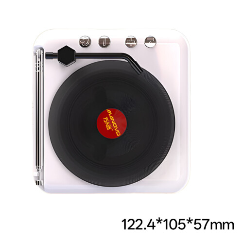 Portable Vinyl Turntable with Built-in Speakers 1
