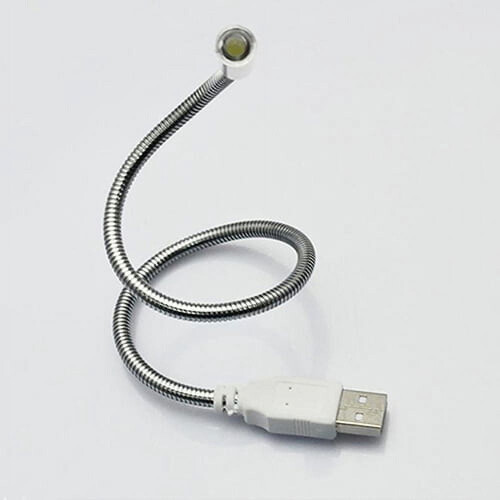 Draagbare, verstelbare en handige LED-lamp met USB-aansluiting voor laptop, notebook, pc en computer. 1