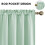 Cortinas Blackout Verde Claro 52x45 polegadas Conjunto de 2 3