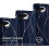 Blackout Thermal Curtains with Silver Wave Dot Print, 38x54 5