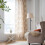 Boho Curtains Cotton-Linen Rod Pocket 59"x84" Brown 2
