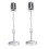 2X Modello di Supporto per Microfono da Tavolo Vintage con Altezza Regolabile, Supporto per Microfono Nel Stile Retrò Classico Supporto per Microfono 1