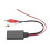 6Pcs Car Wireless  Module Music Adapter RCA AUX Audio Cable Universal 2RCA Interface  Adapter 5-12V 2